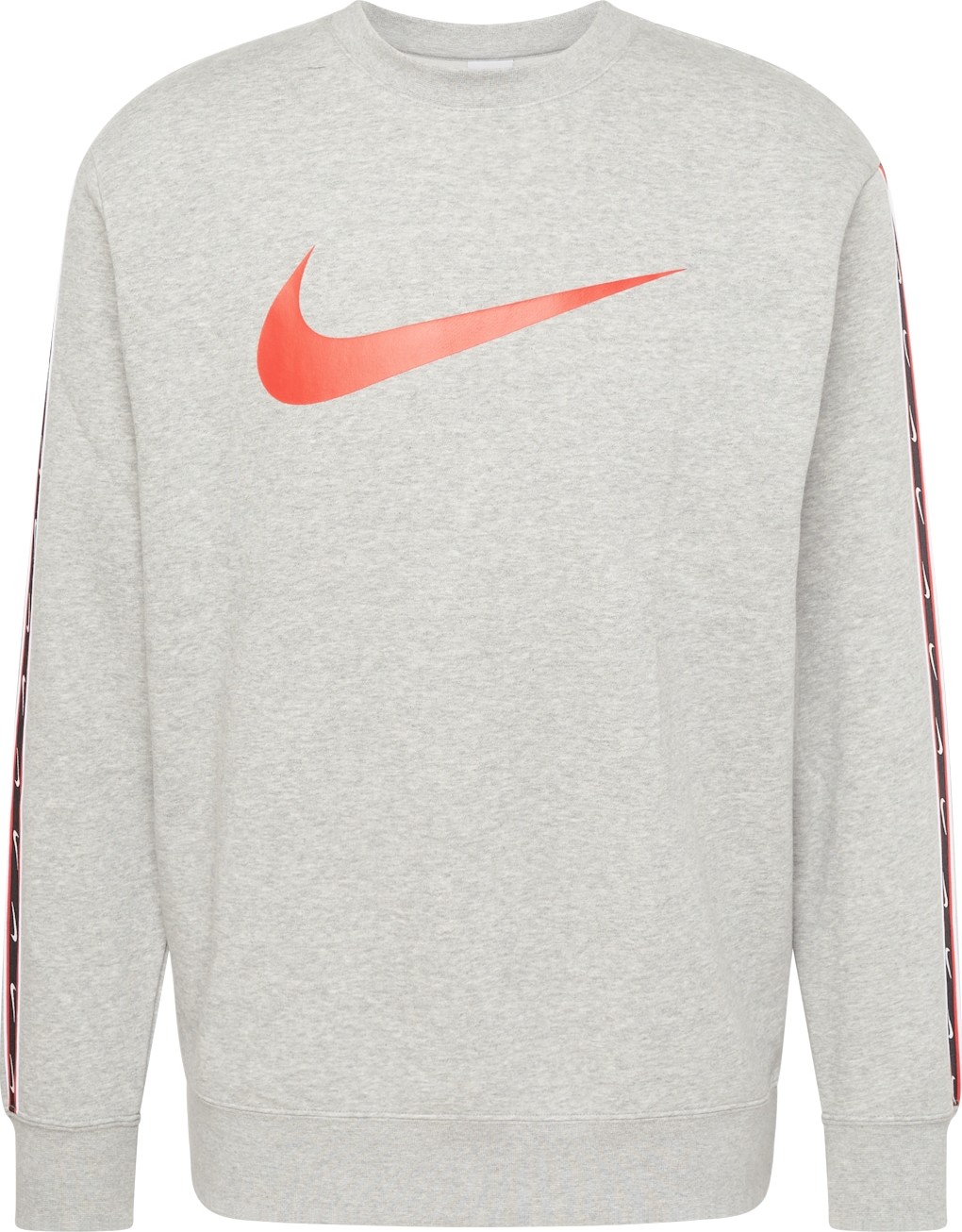 Nike Sportswear Mikina tmavě šedá / červená / bílá