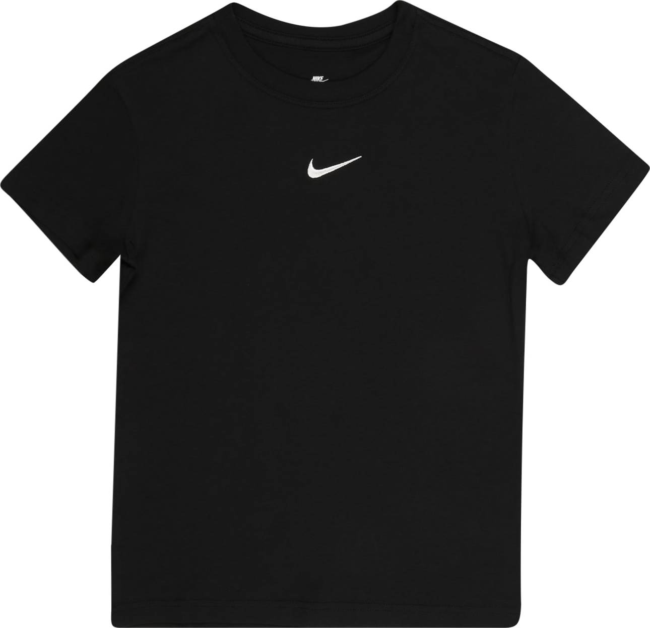 Nike Sportswear Tričko černá / bílá