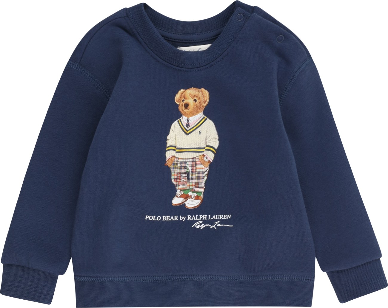 Polo Ralph Lauren Mikina béžová / námořnická modř / hnědá / růžová