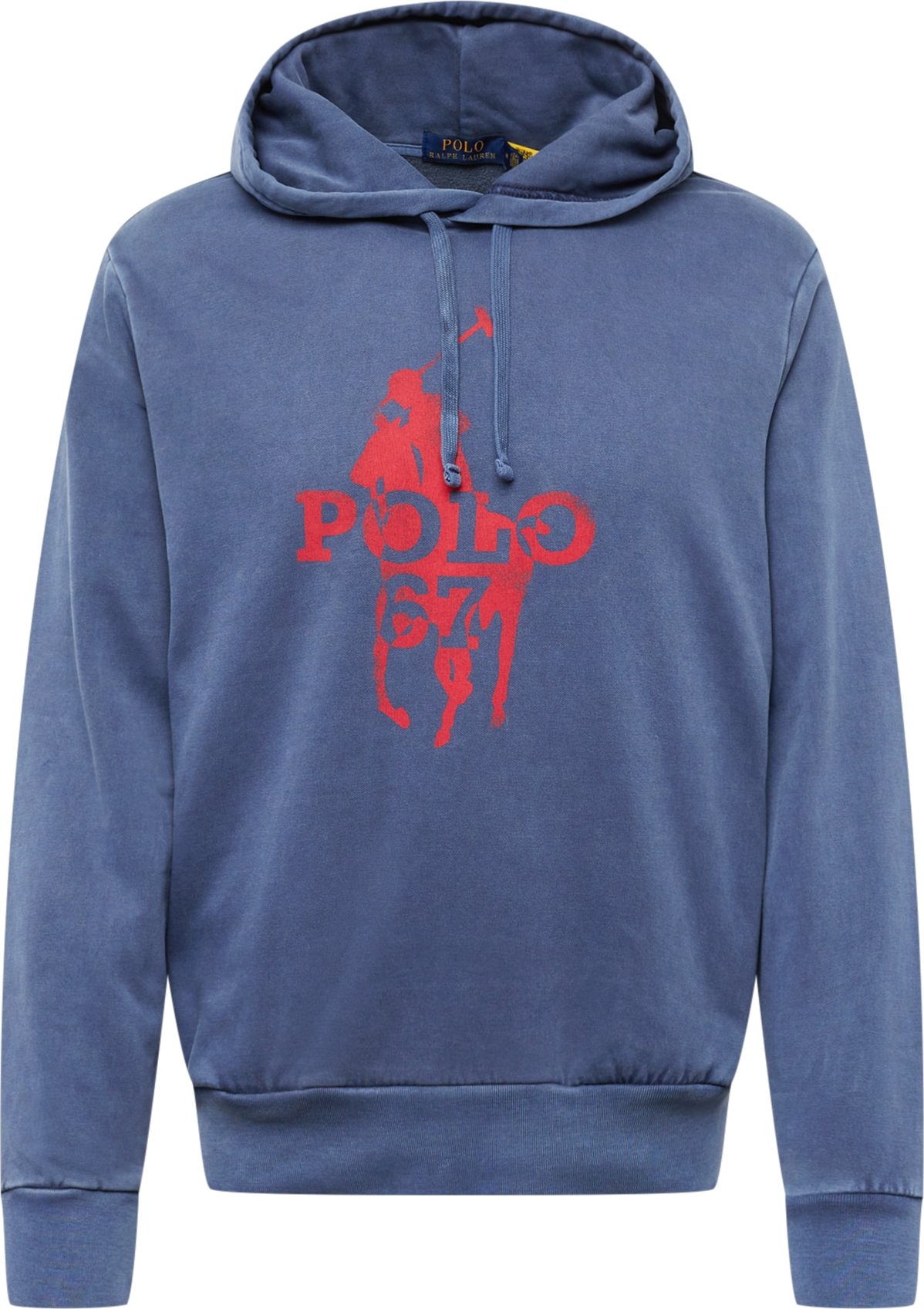 Polo Ralph Lauren Mikina chladná modrá / světle červená