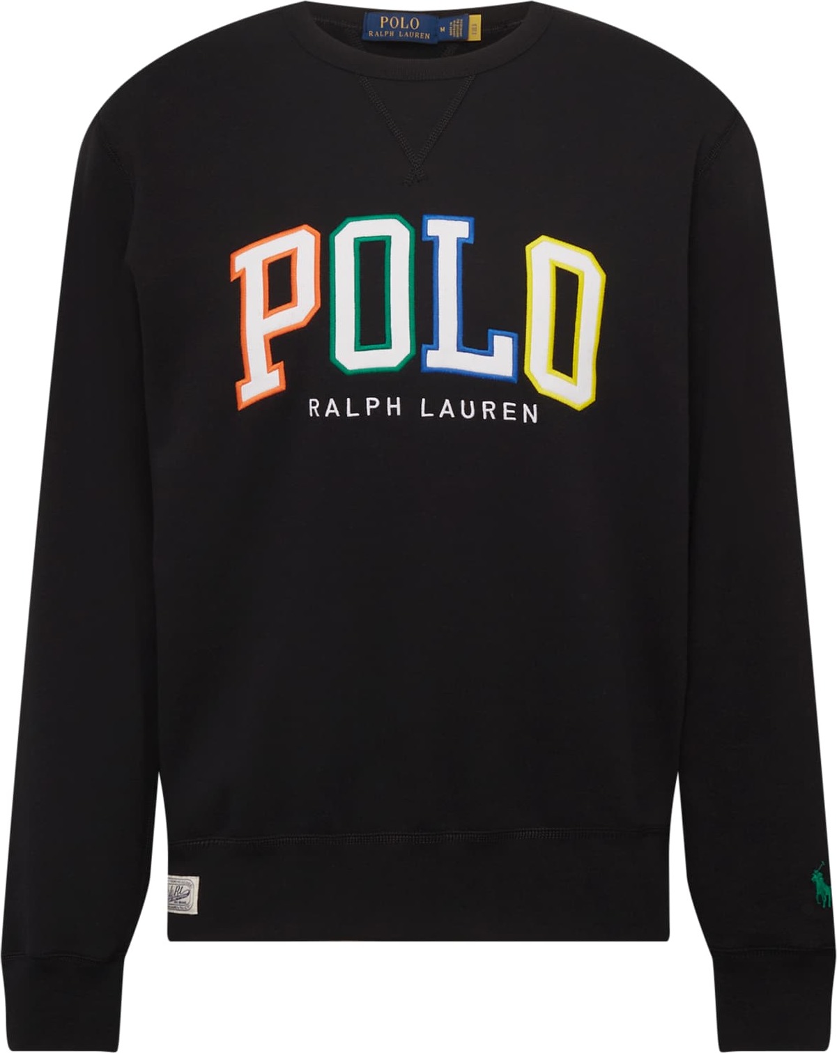 Polo Ralph Lauren Mikina modrá / oranžová / černá / bílá