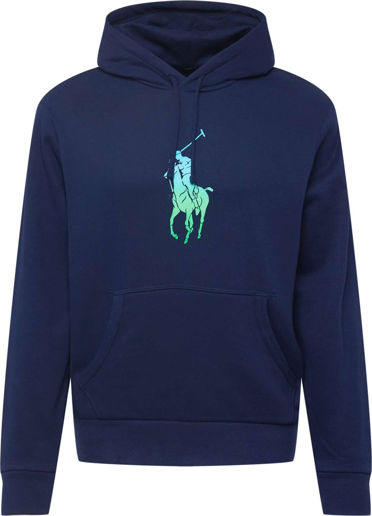 Polo Ralph Lauren Mikina svítivě modrá / tmavě modrá / svítivě zelená