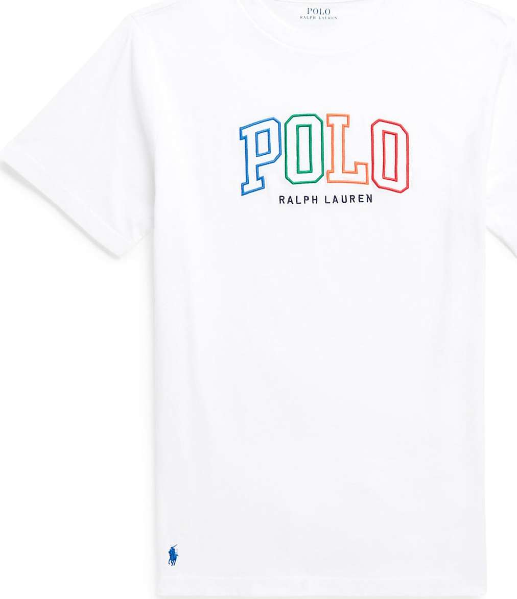 Polo Ralph Lauren Tričko královská modrá / trávově zelená / korálová / bílá