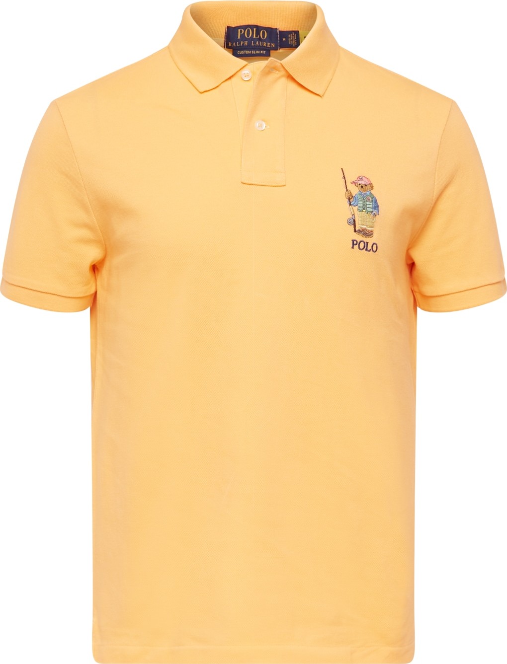 Polo Ralph Lauren Tričko modrá / čokoládová / světle hnědá / meruňková