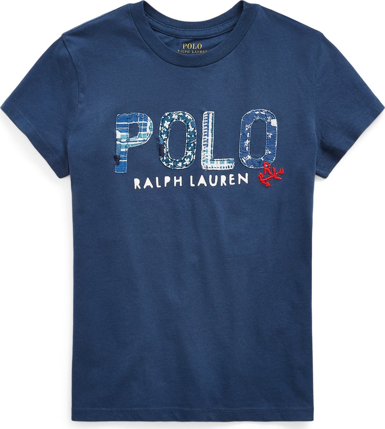 Polo Ralph Lauren Tričko námořnická modř / nebeská modř / červená / bílá