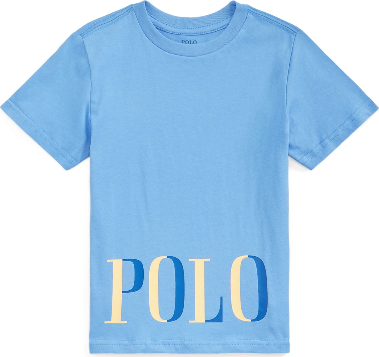 Polo Ralph Lauren Tričko nebeská modř / světlemodrá / žlutá