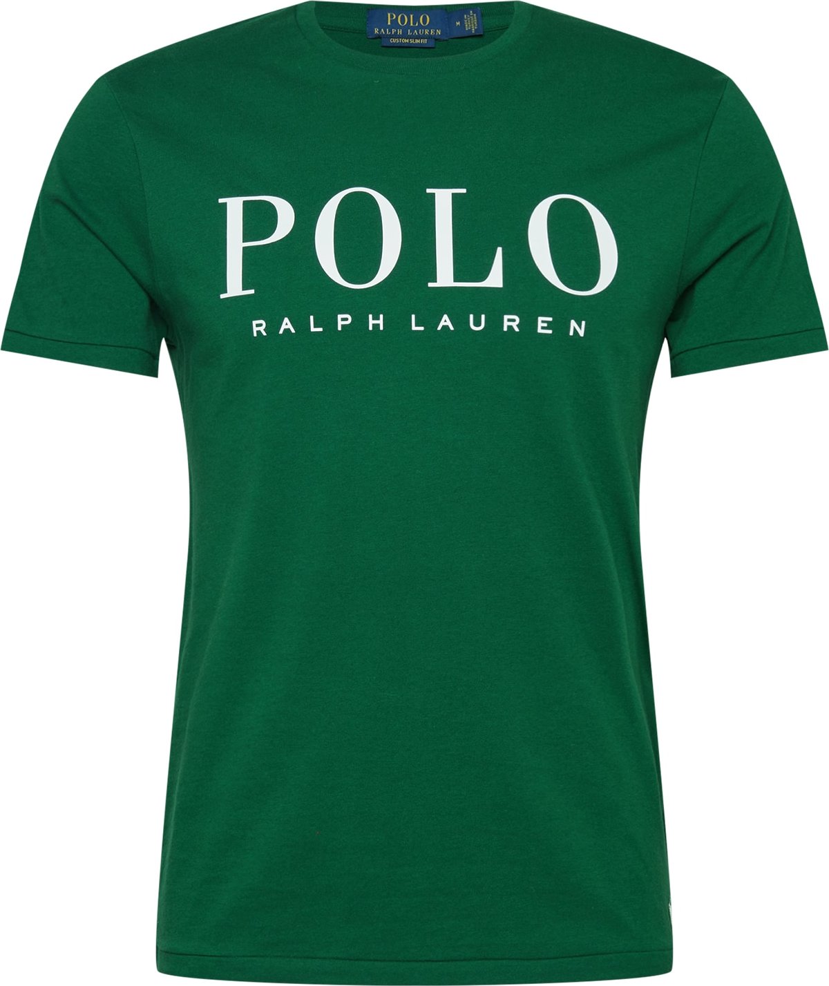 Polo Ralph Lauren Tričko tmavě zelená / bílá