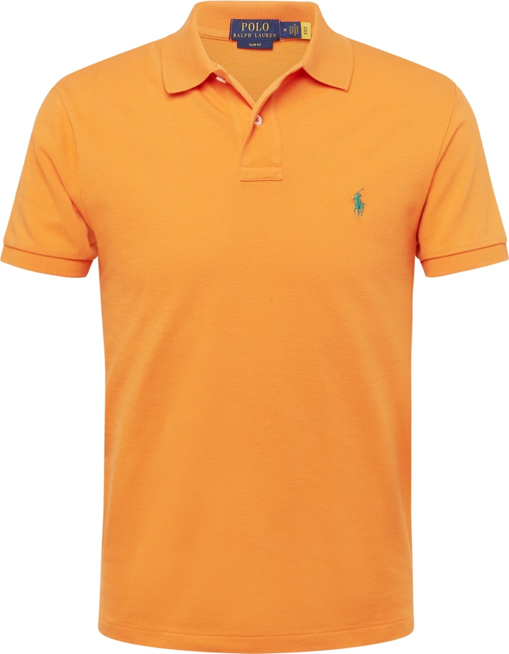 Polo Ralph Lauren Tričko tmavě zelená / oranžová