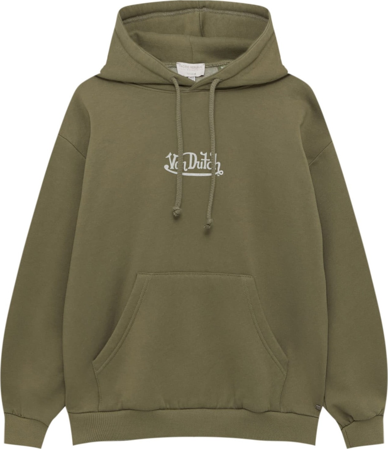 Pull&Bear Mikina světle šedá / khaki