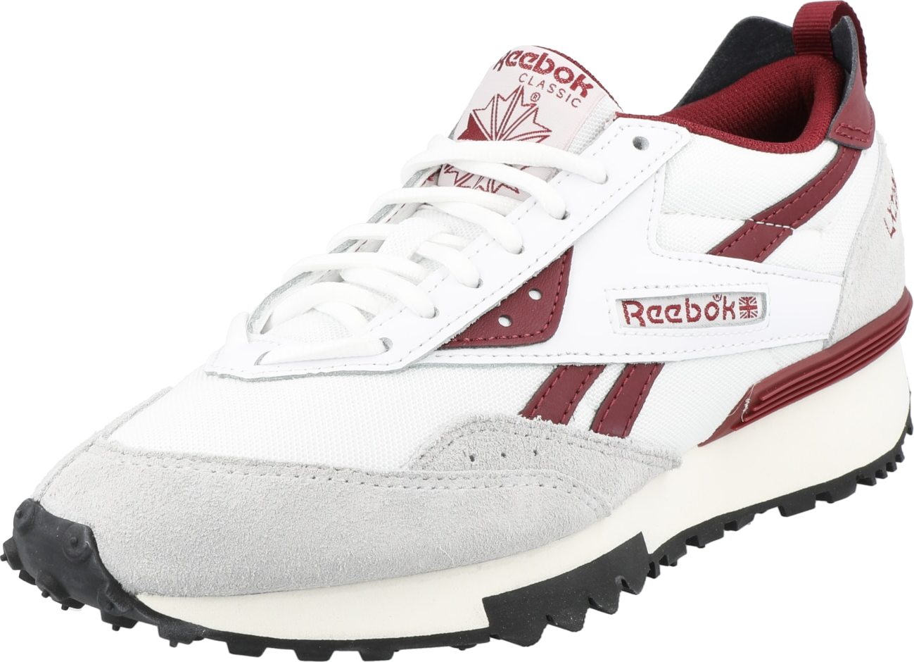 Reebok Classics Tenisky světle šedá / bordó / bílá