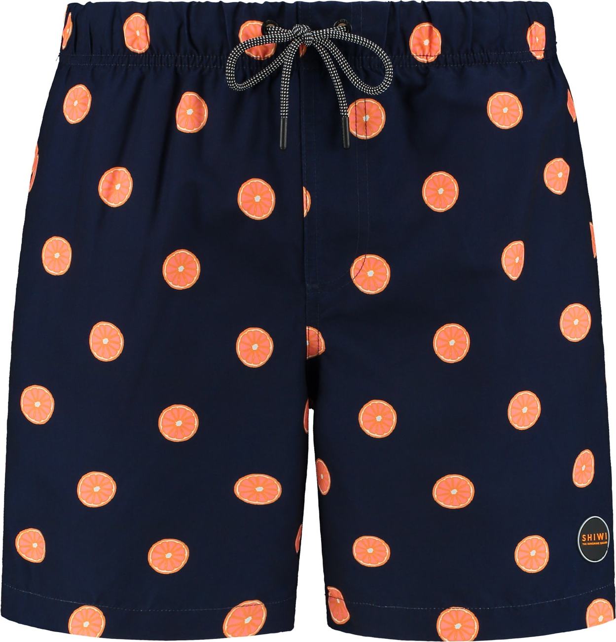 Shiwi Plavecké šortky 'Citrus' námořnická modř / oranžová / lososová / bílá