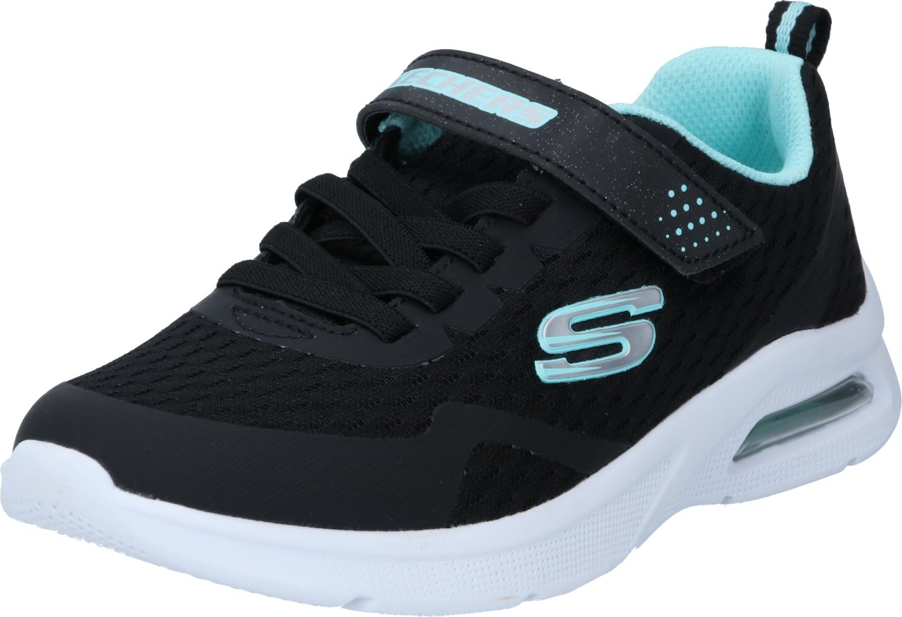 SKECHERS Tenisky aqua modrá / černá