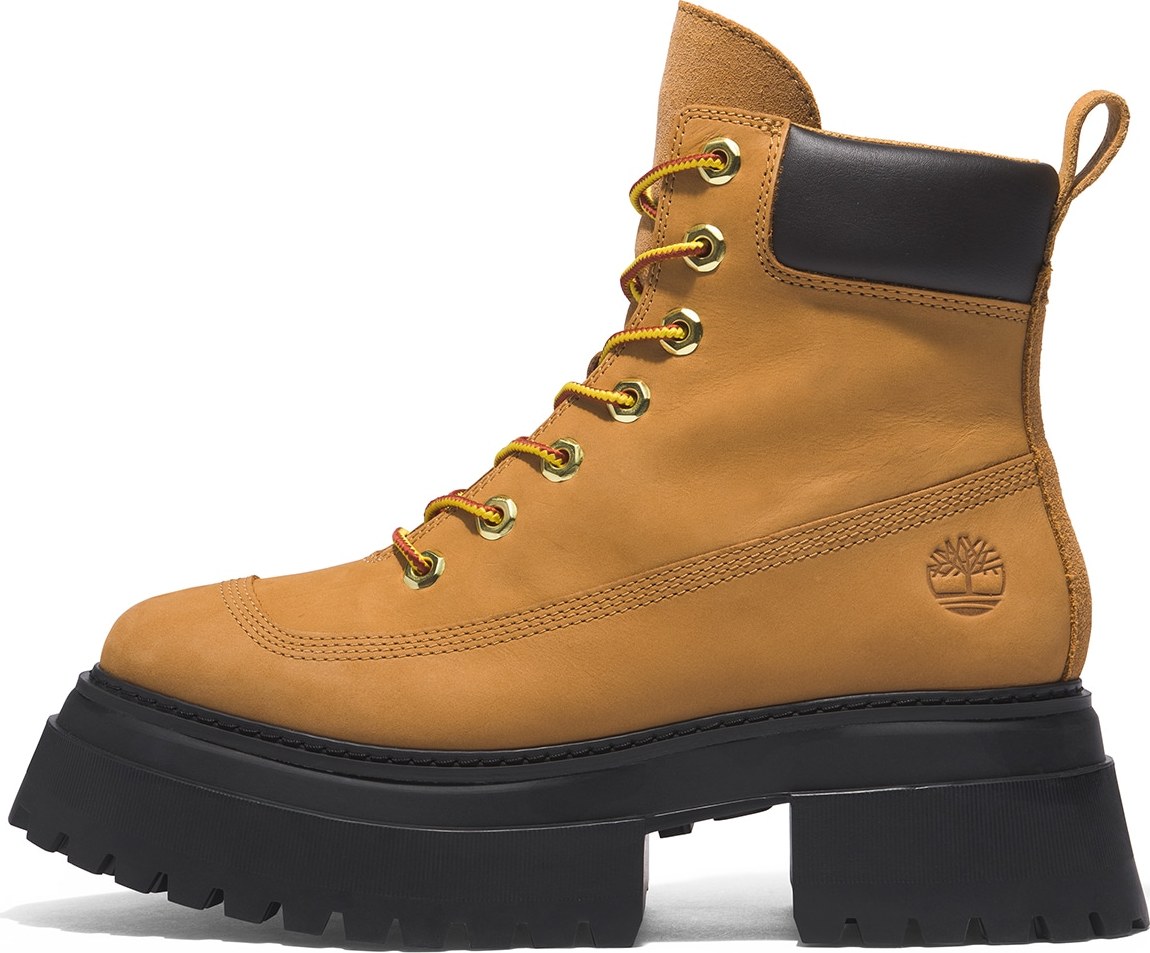 TIMBERLAND Šněrovací kozačky 'Sky 6' koňaková / černá