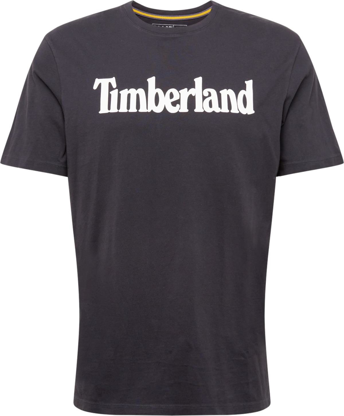 TIMBERLAND Tričko černá / bílá