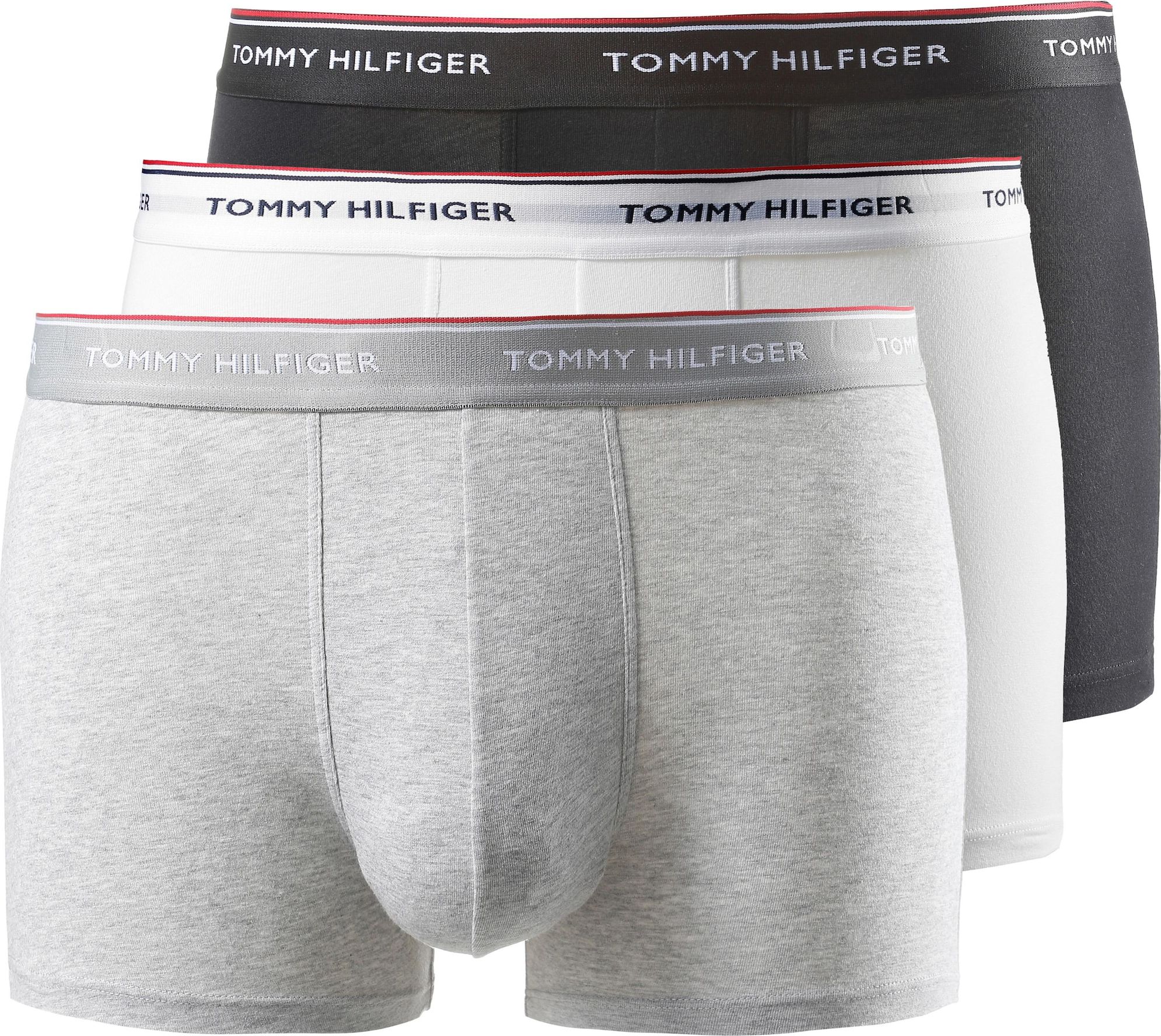 Tommy Hilfiger Underwear Boxerky noční modrá / šedá / červená / černá / bílá