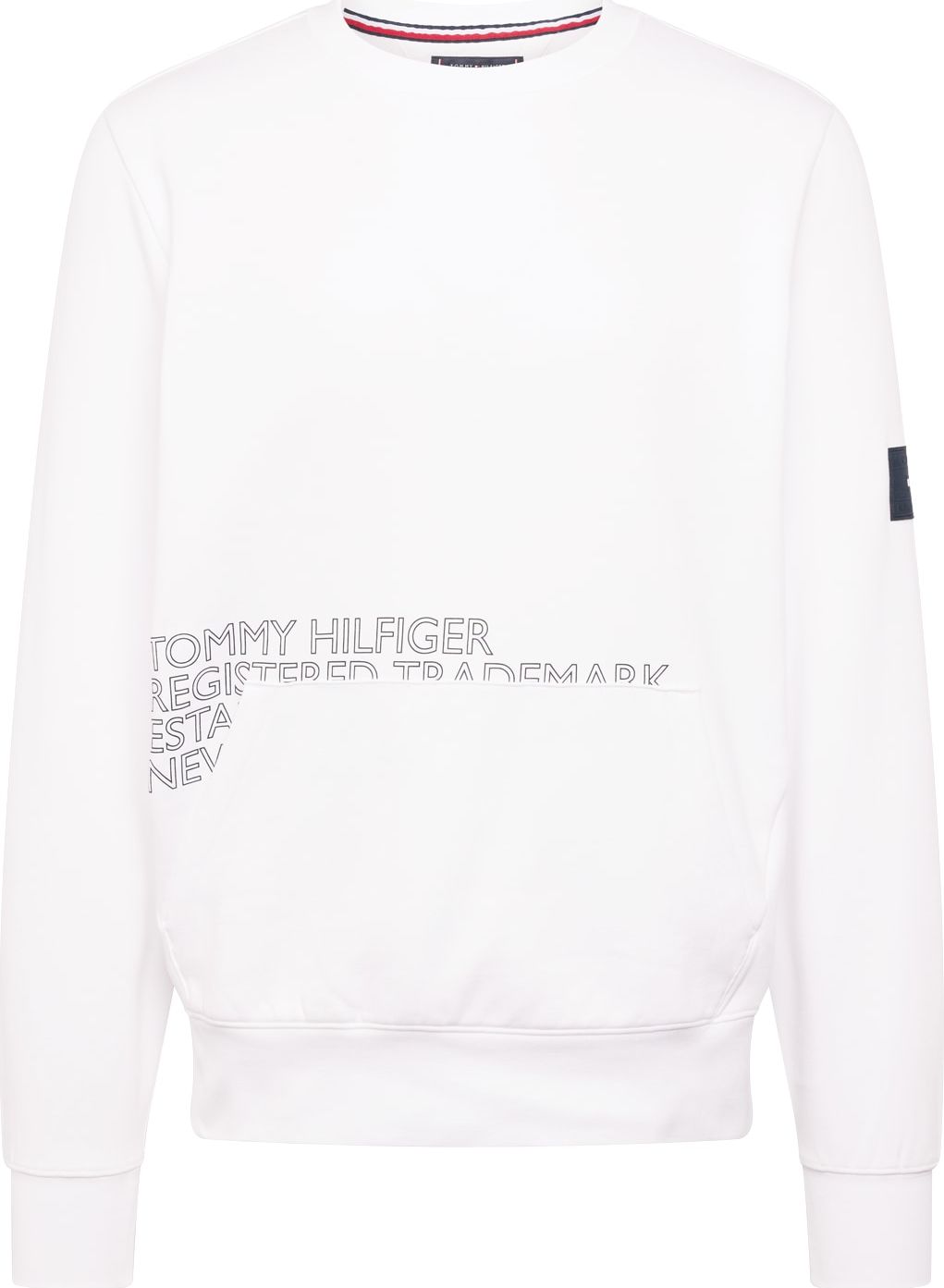 TOMMY HILFIGER Mikina námořnická modř / bílá