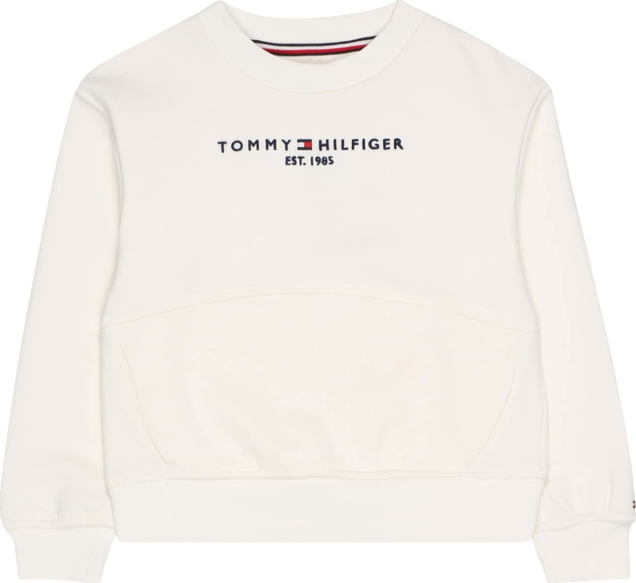 TOMMY HILFIGER Mikina námořnická modř / ohnivá červená / bílá