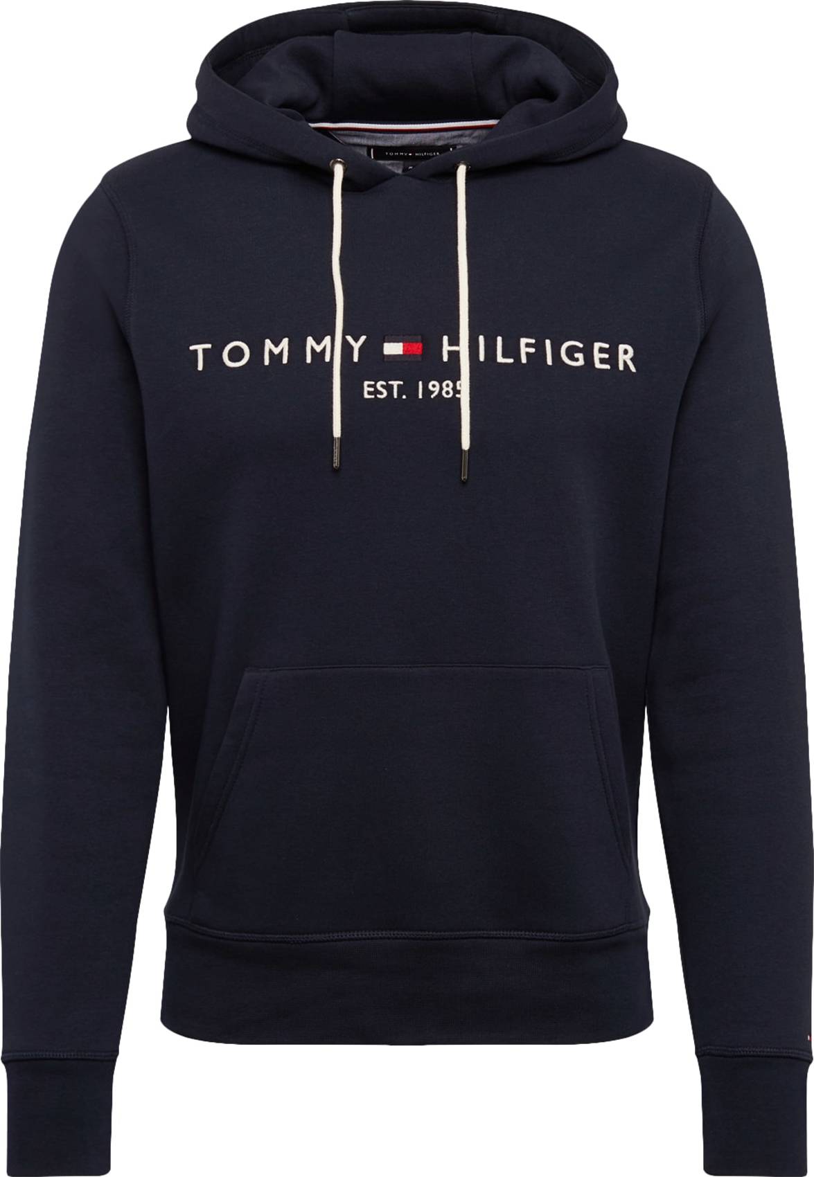 TOMMY HILFIGER Mikina tmavě modrá / červená / bílá