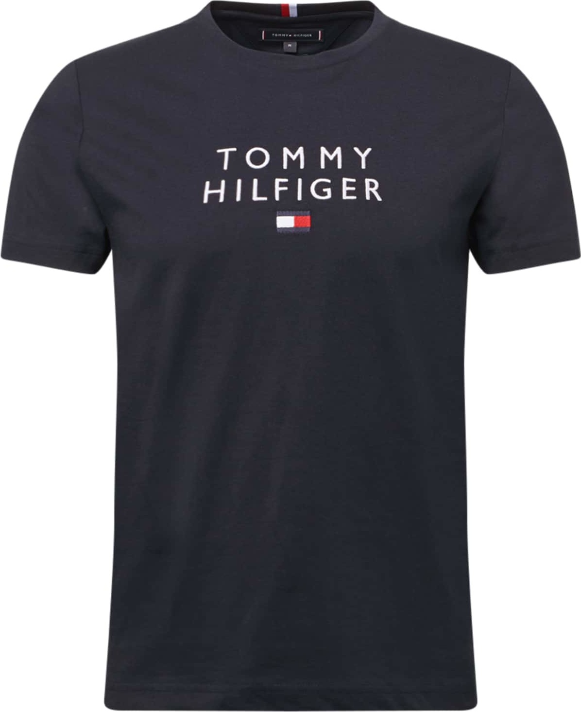 TOMMY HILFIGER Tričko noční modrá / červená / bílá