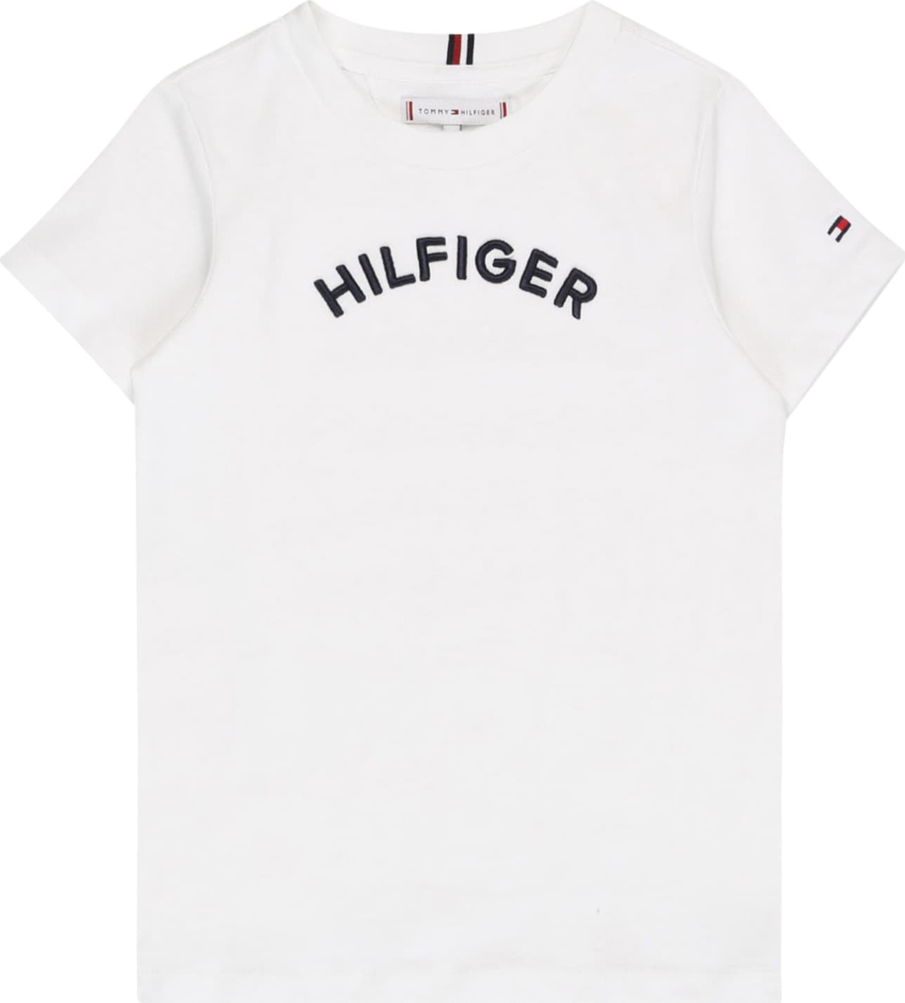 TOMMY HILFIGER Tričko noční modrá / červená / bílá