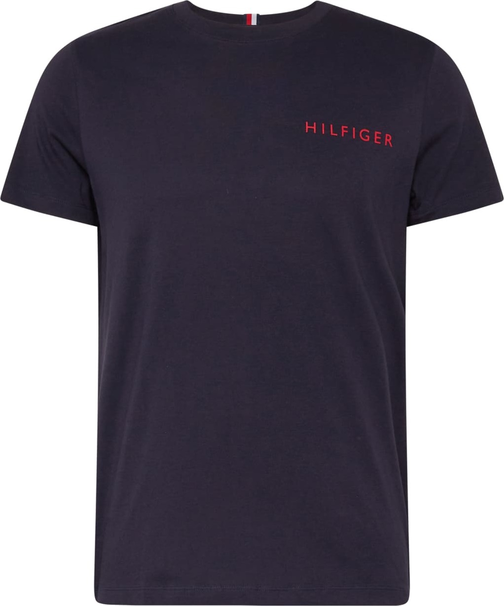 TOMMY HILFIGER Tričko noční modrá / červená