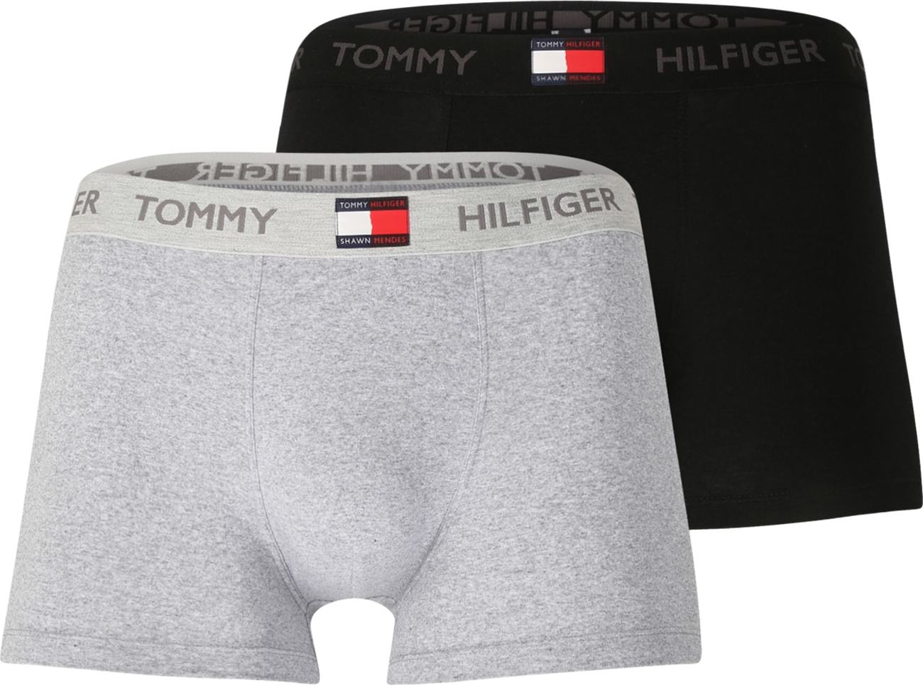 Tommy Hilfiger Underwear Boxerky šedý melír / černá