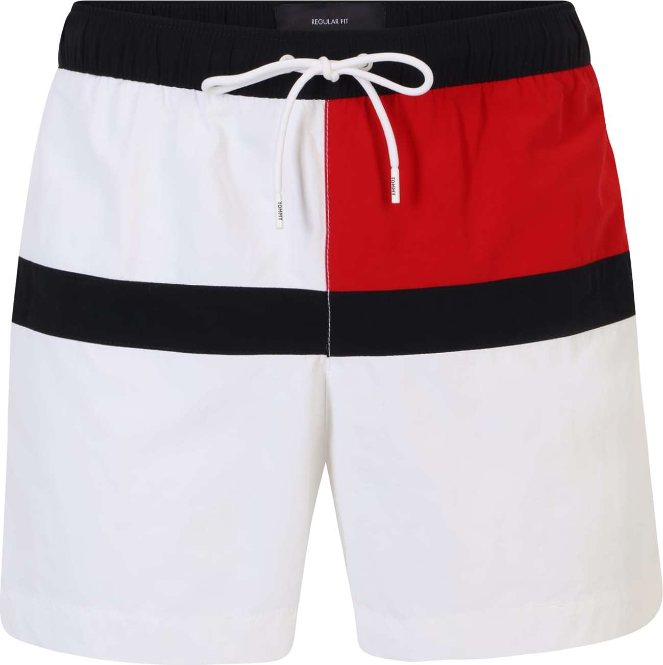 Tommy Hilfiger Underwear Plavecké šortky tmavě modrá / ohnivá červená / bílá