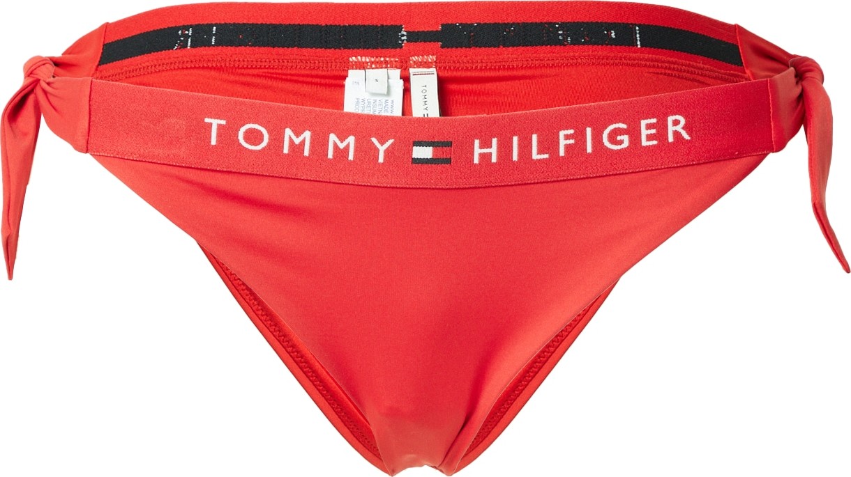 Tommy Hilfiger Underwear Spodní díl plavek červená / bílá