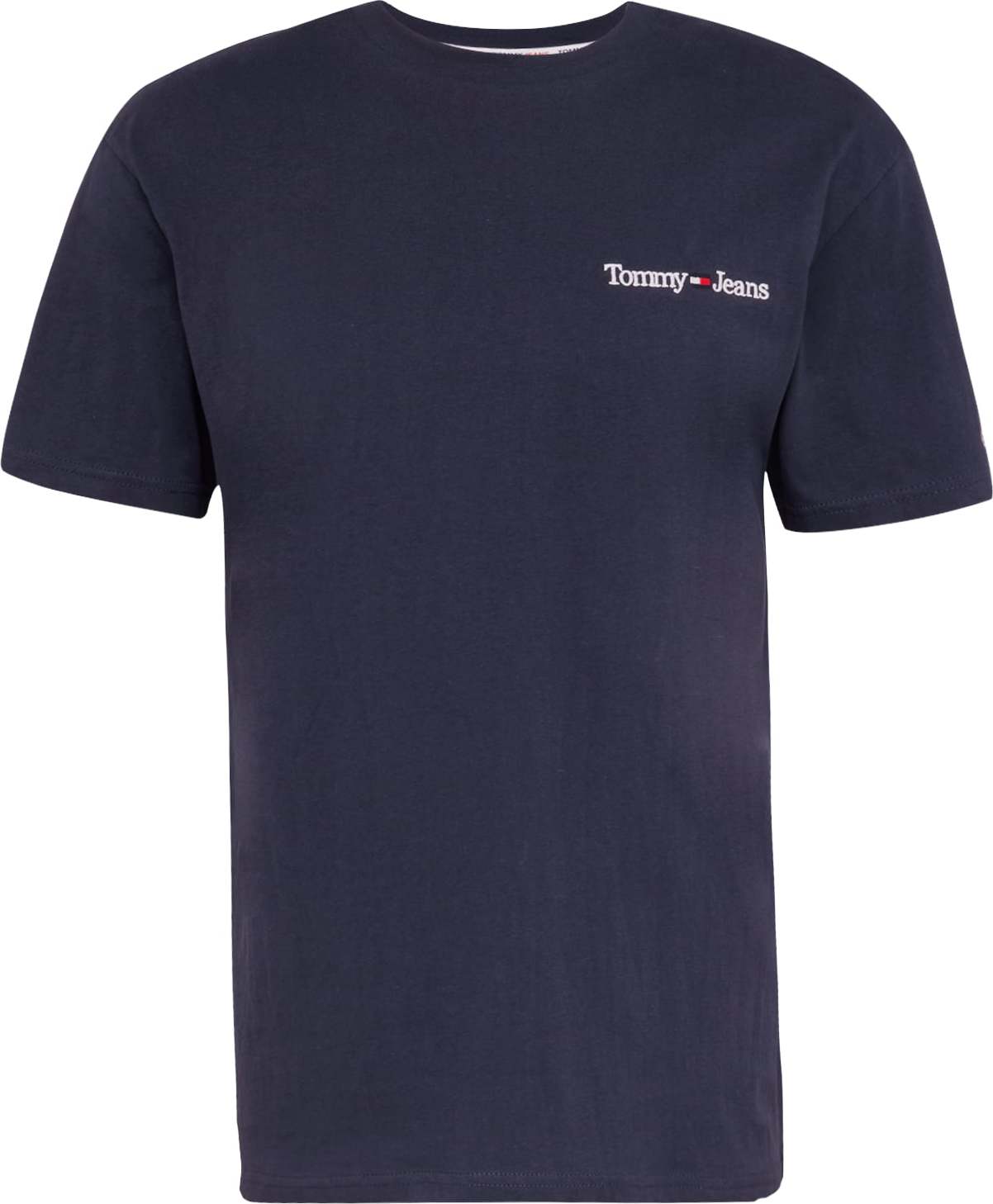 Tommy Jeans Tričko noční modrá / červená / bílá