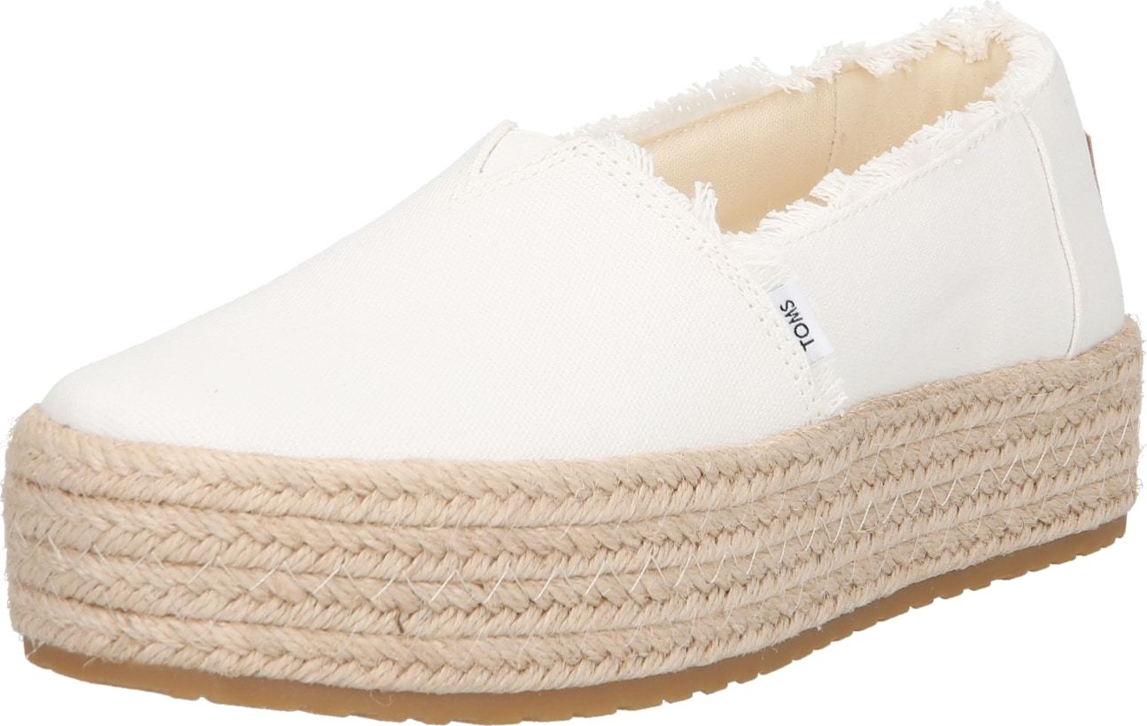 TOMS Espadrilky 'VALENCIA' bílá