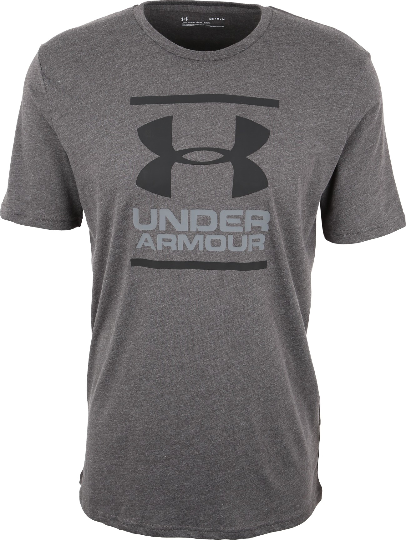 UNDER ARMOUR Funkční tričko 'Foundation' světle šedá / tmavě šedá