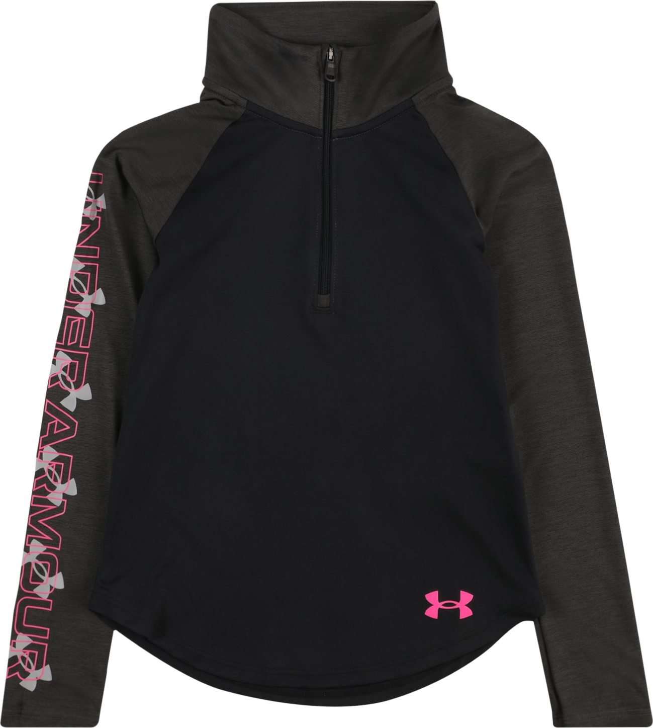 UNDER ARMOUR Funkční tričko pink / černá / bílá