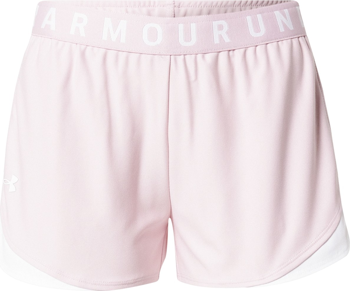 UNDER ARMOUR Sportovní kalhoty 'Play Up Shorts 3.0' růžová / offwhite