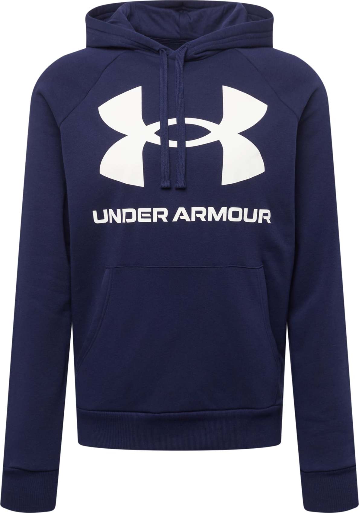 UNDER ARMOUR Sportovní mikina marine modrá / bílá