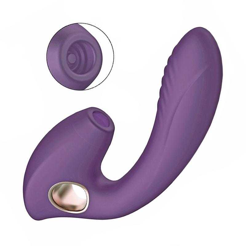 BASIC X Alyssa stimulátor klitorisu a vibrátor 2v1 fialový BASIC X