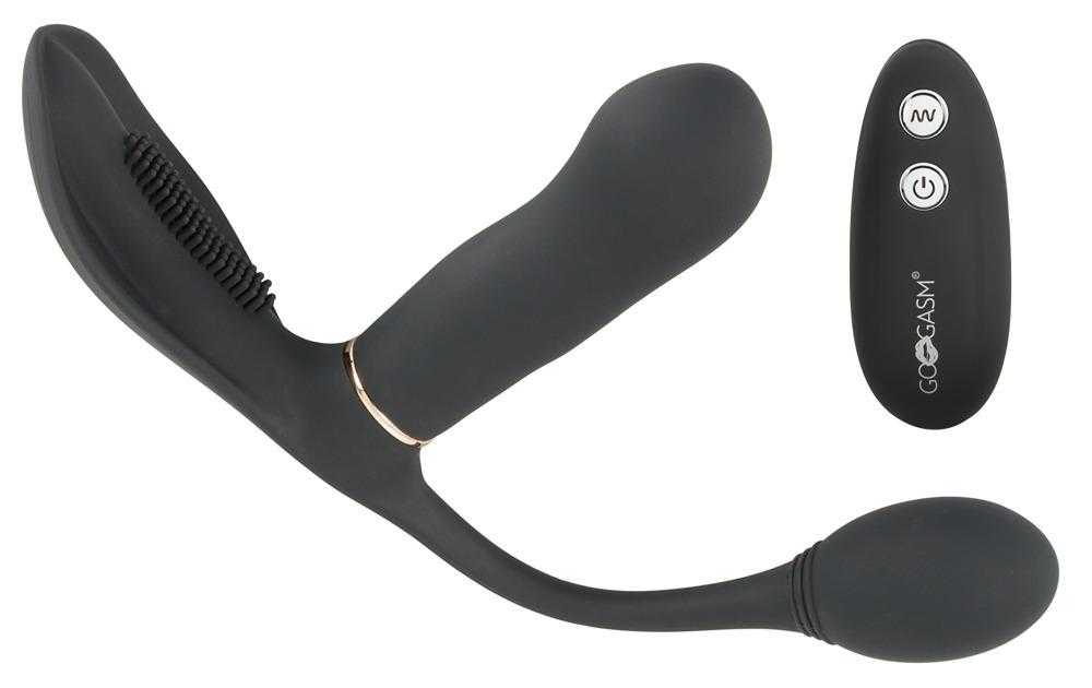 GoGasm Pussy a Ass Vibrator Black GoGasm