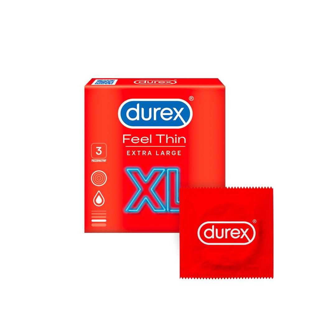 Durex Feel Thin XL kondomy 3 ks Durex