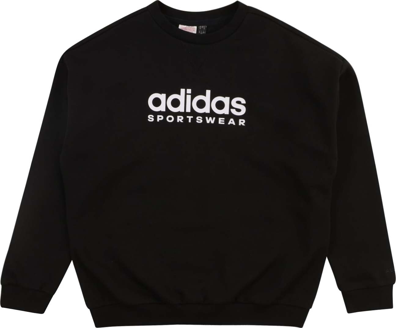 ADIDAS SPORTSWEAR Sportovní mikina černá / bílá