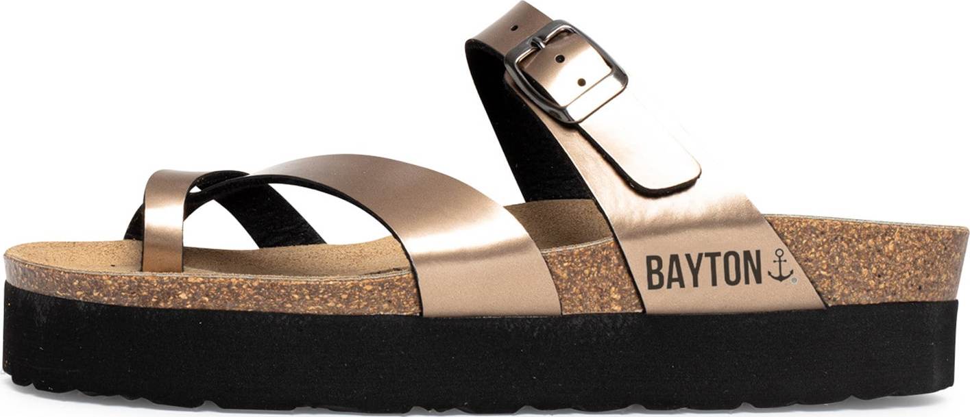 Bayton Pantofle 'Andromac' zlatá / černá
