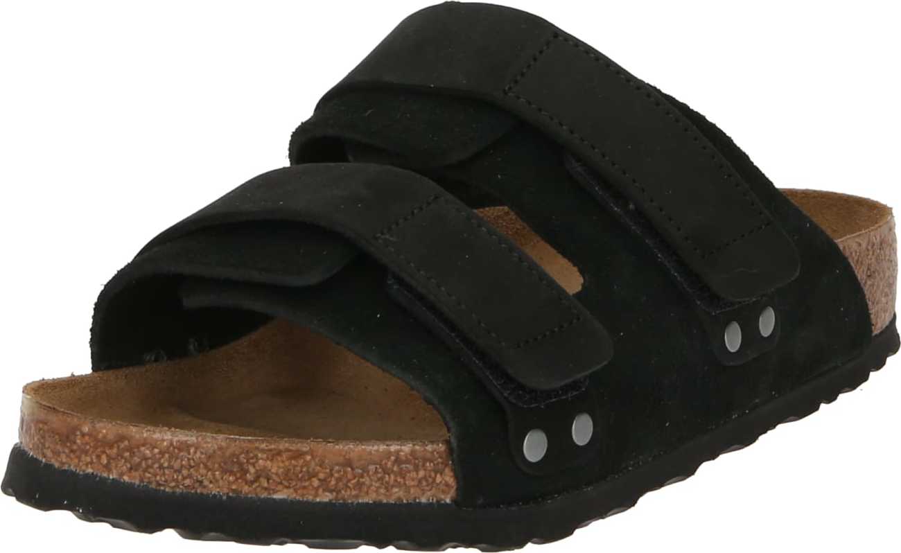 BIRKENSTOCK Pantofle černá