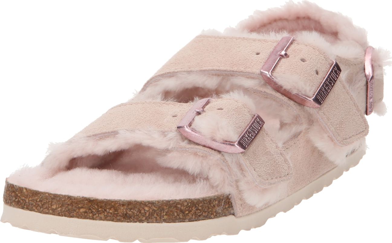 BIRKENSTOCK Sandály 'Milano' pastelově růžová