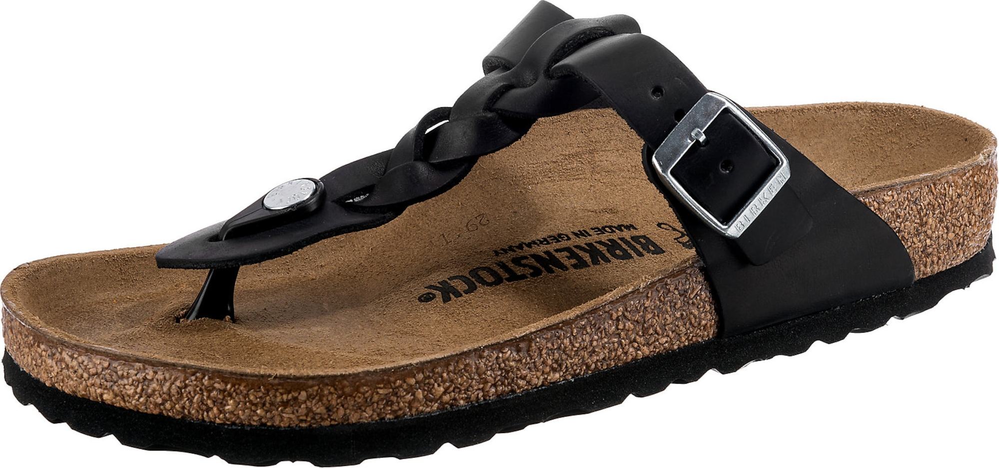 BIRKENSTOCK Žabky 'Gizeh' černá