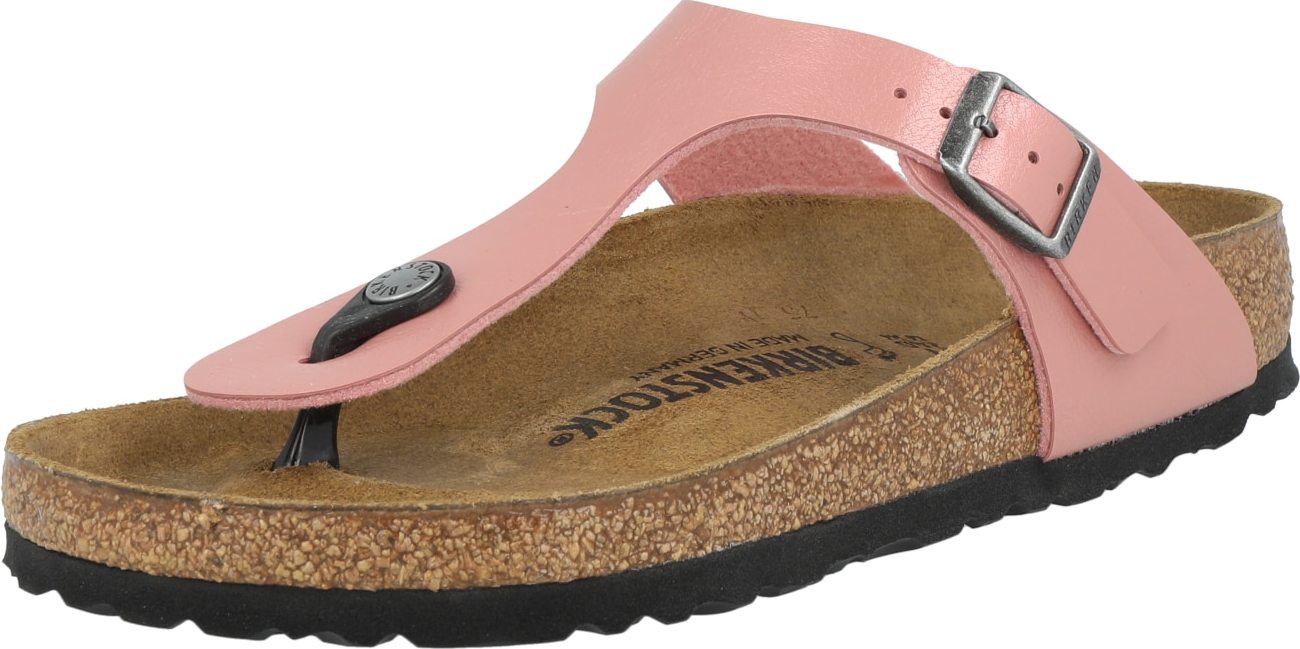 BIRKENSTOCK Žabky 'Gizeh' růžová