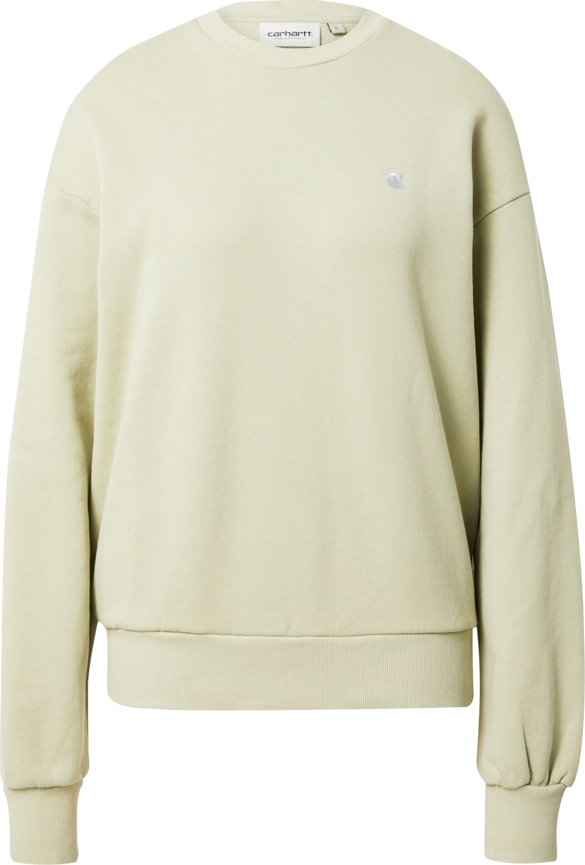 Carhartt WIP Mikina 'Casey' khaki / bílá