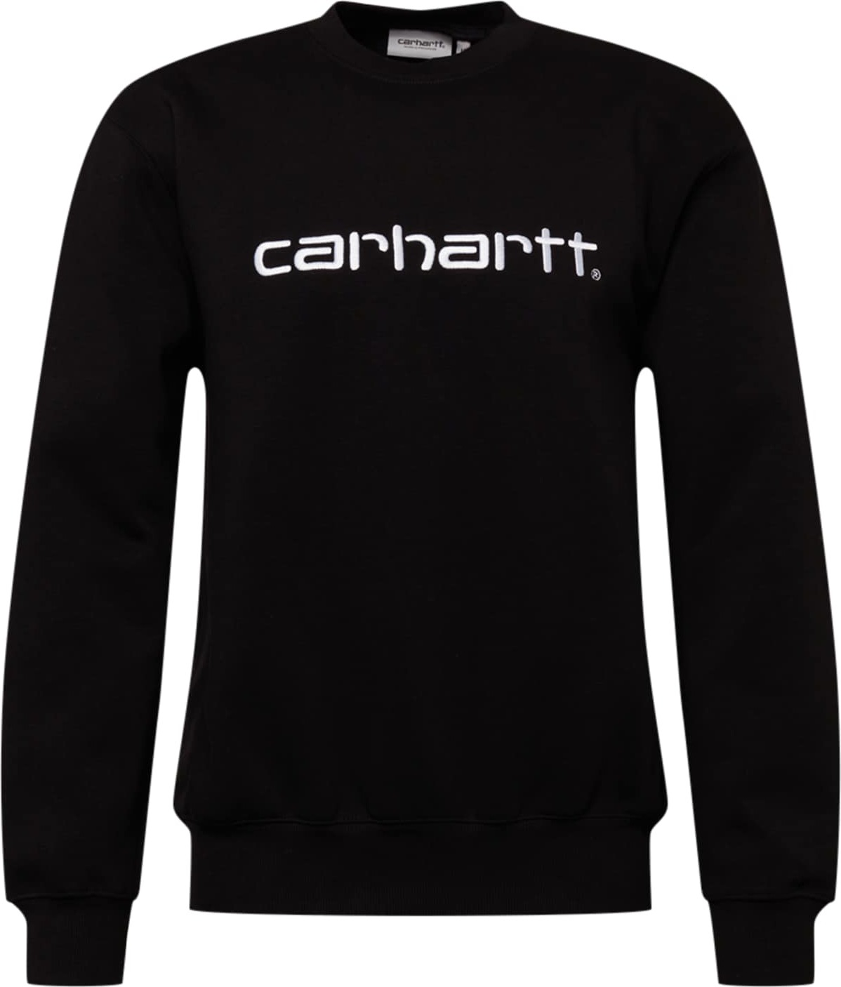 Carhartt WIP Mikina černá / bílá