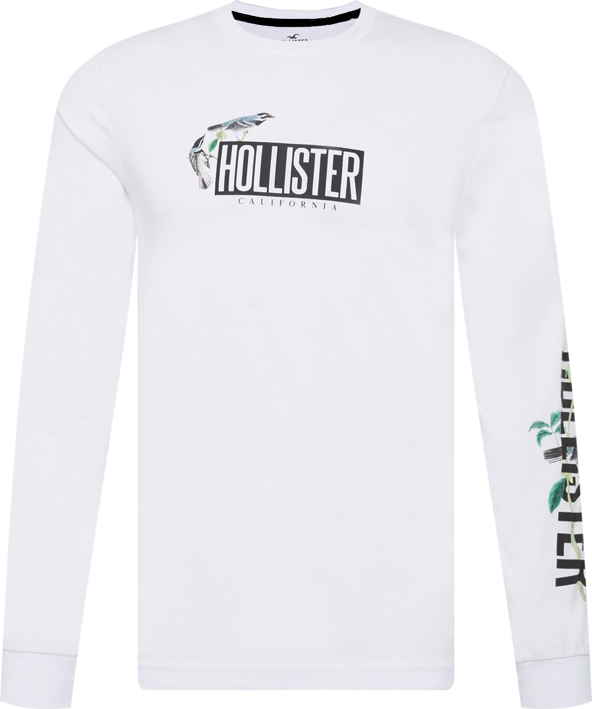 HOLLISTER Tričko světle žlutá / zelená / černá / bílá