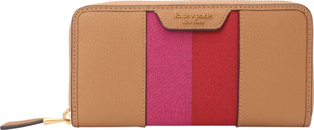 Kate Spade Peněženka světle hnědá / fuchsiová / grenadina