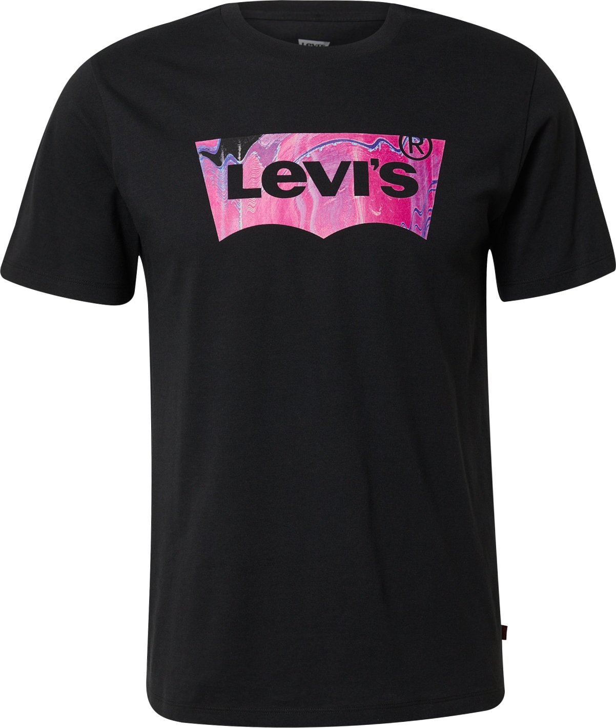 LEVI'S Tričko pink / černá