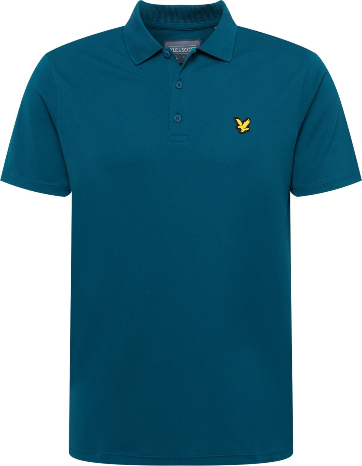 Lyle & Scott Funkční tričko zlatě žlutá / zelená / černá