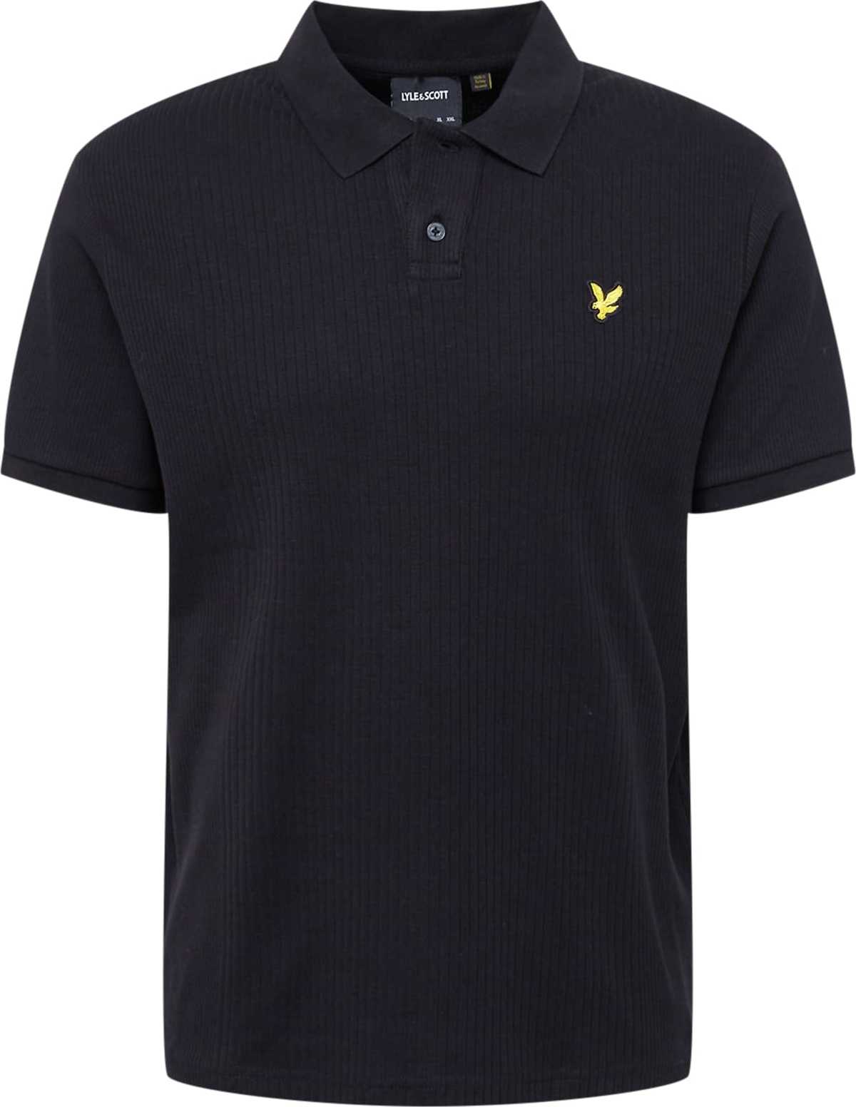 Lyle & Scott Tričko žlutá / černá